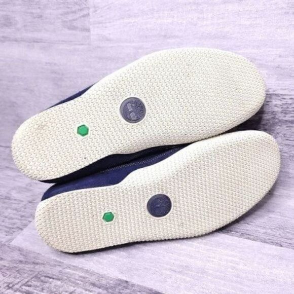 Timberland Camp 73 Moc Toe Lace Up Leather Suede Boot Navy Brown Men's sz 11.5 - Picture 8 of 8